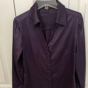 Esprit Dark purple blouse size small